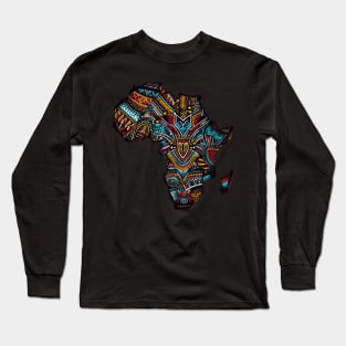 Traditional Dashiki African Black Culture Pride Long Sleeve T-Shirt